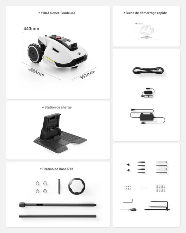 Robot Tondeuse MAMMOTION YUKA 1500 – Image 3